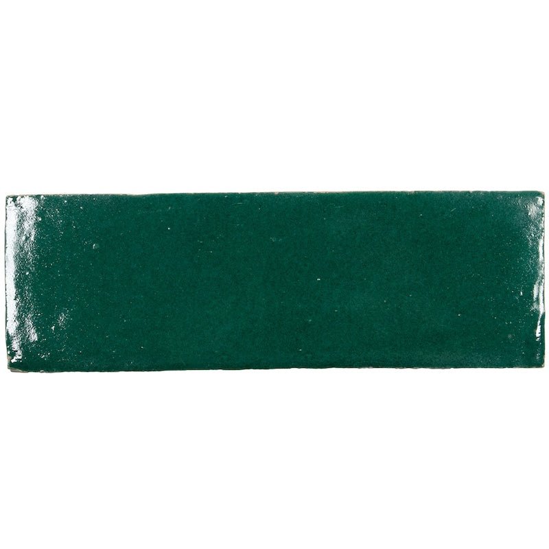 Emerald Green Subway Tiles - Mediterranean Pool Tiles