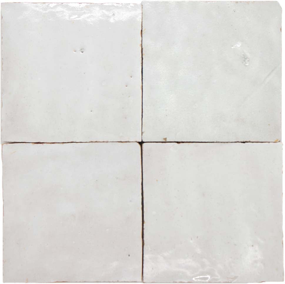 White pool tile