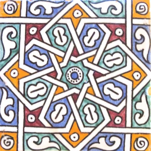 Spanish Tile 35 - Pool Waterline Tiles | Luxury Pool Tiles | Mediterranean Pool Tiles