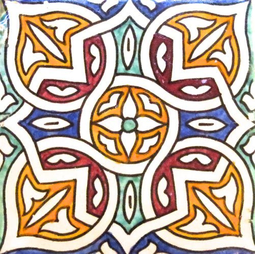 Spanish Tile 47 - Pool Waterline Tiles | Luxury Pool Tiles | Mediterranean Pool Tiles
