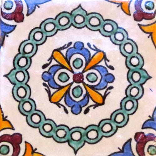 Spanish Tile 43 - Pool Waterline Tiles | Luxury Pool Tiles | Mediterranean Pool Tiles