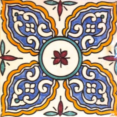 Spanish Tile 37 - Pool Waterline Tiles | Luxury Pool Tiles | Mediterranean Pool Tiles