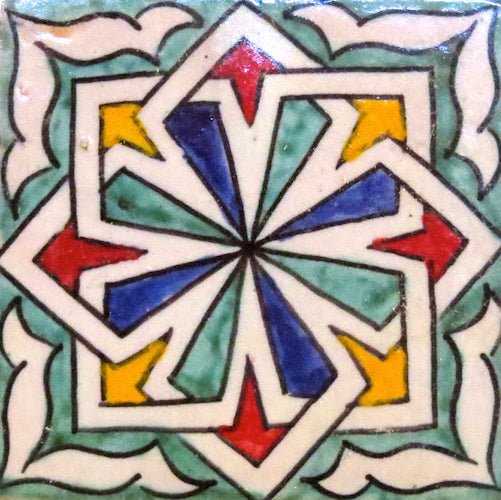 Spanish Tile 38 - Pool Waterline Tiles | Luxury Pool Tiles | Mediterranean Pool Tiles