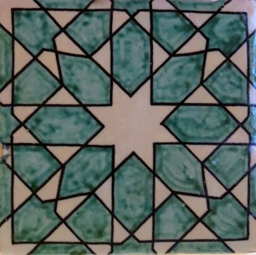 Spanish Tile 40 - Pool Waterline Tiles | Luxury Pool Tiles | Mediterranean Pool Tiles