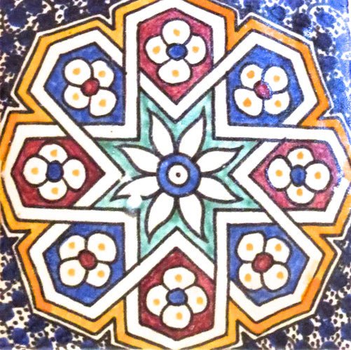 Spanish Tile 41 - Pool Waterline Tiles | Luxury Pool Tiles | Mediterranean Pool Tiles