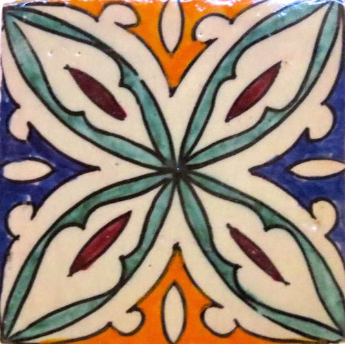 Spanish Tile 44 - Pool Waterline Tiles | Luxury Pool Tiles | Mediterranean Pool Tiles