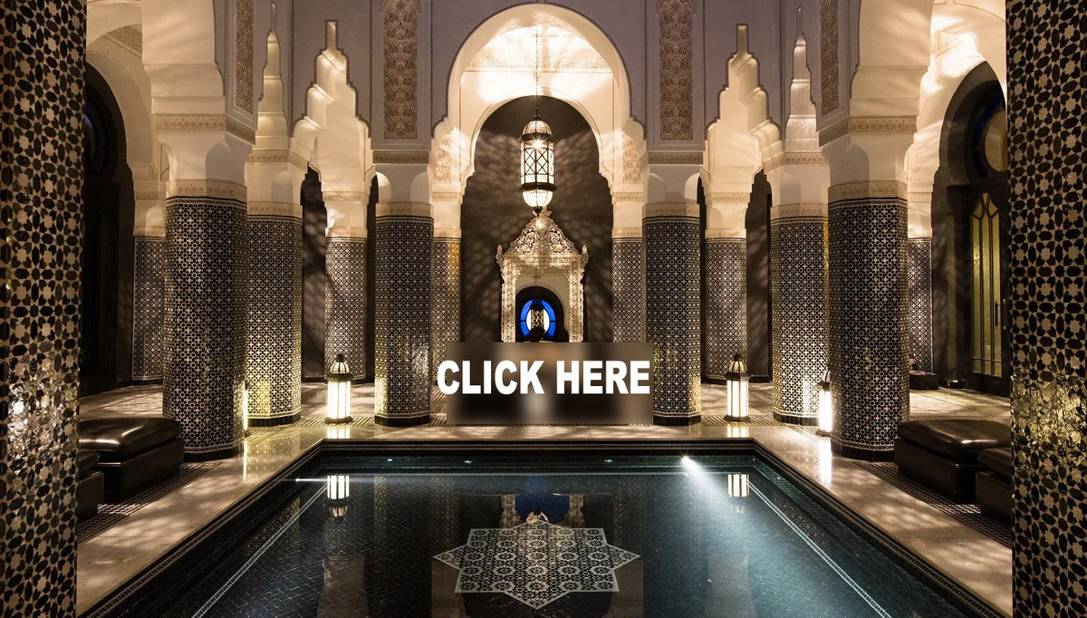 Pool waterline tile Ideas - Moroccan Pool Tiles – Mediterranean Pool Tiles