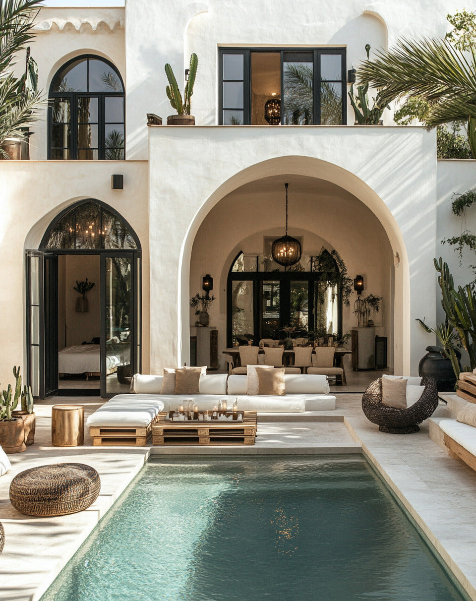 Moroccan pool tiles Bel Air
