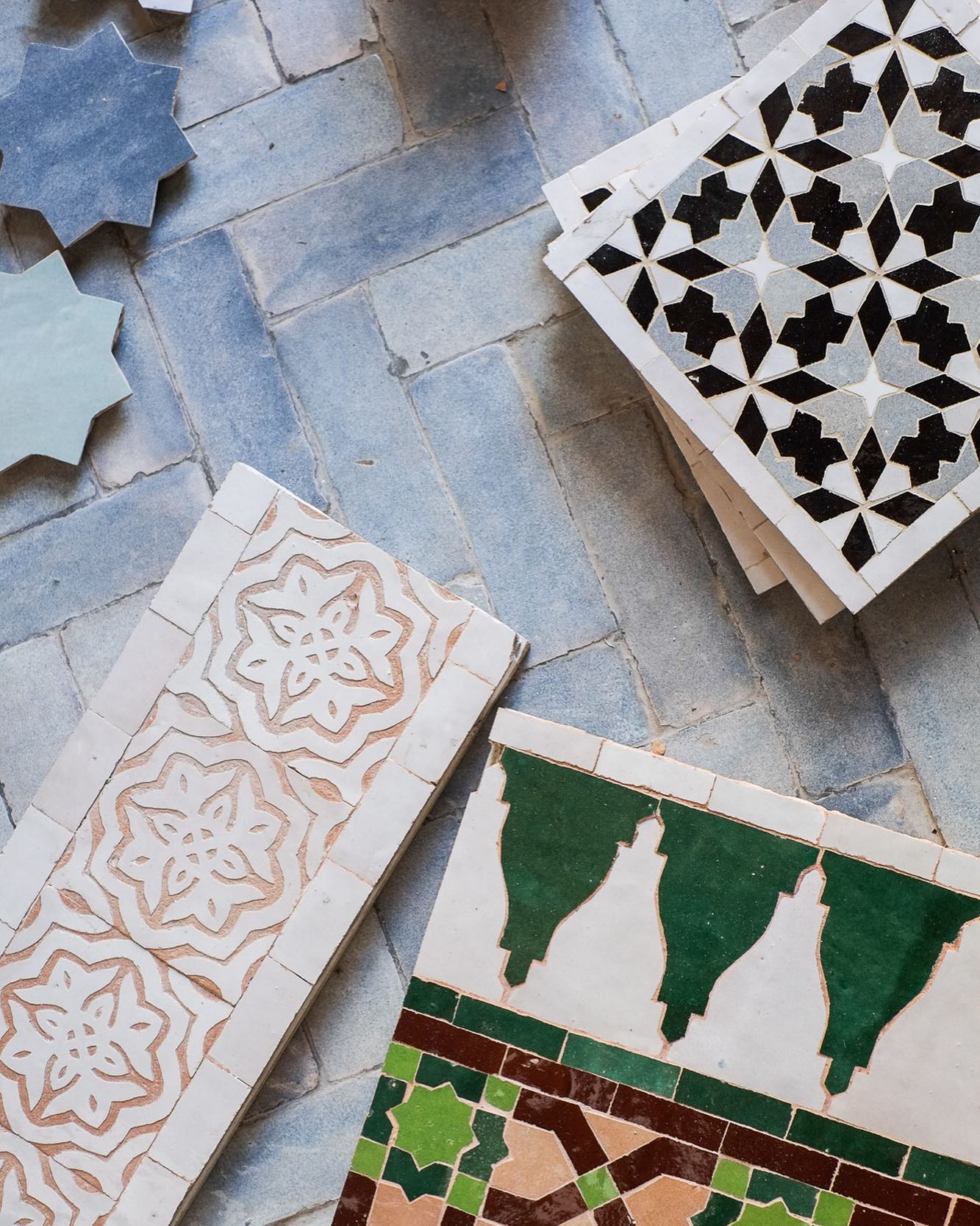 Zellige pool tiles luxury estate