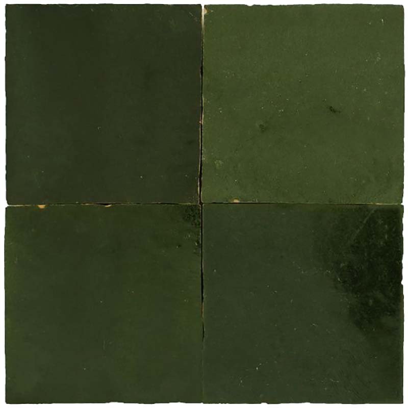 Olive Green Tile - Mediterranean Pool Tiles