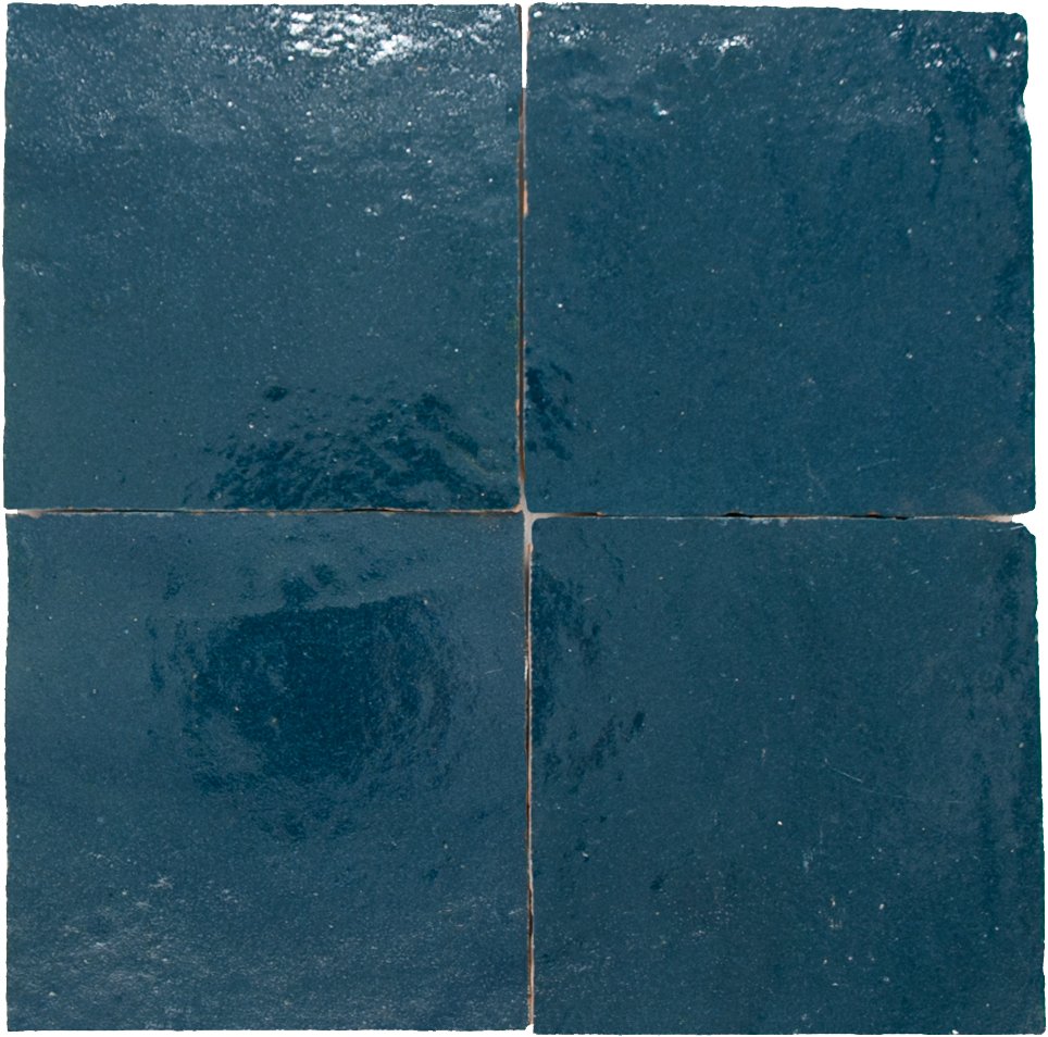 Petrol Blue Tile - Mediterranean Pool Tiles