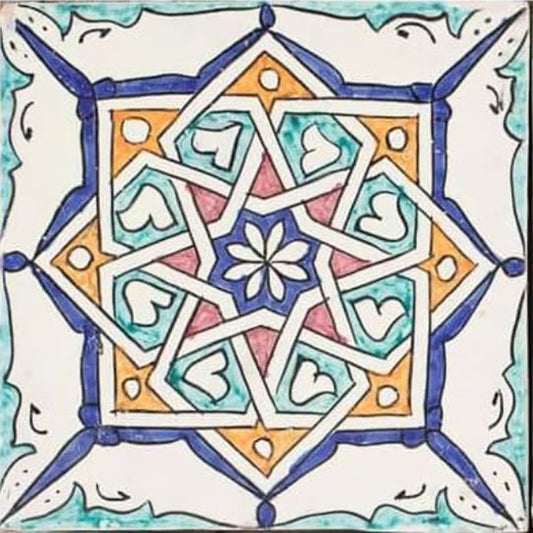 Spanish Tile 01 - Mediterranean Pool Tiles