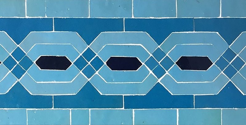 Border Tile 54 - Mediterranean Pool Tiles