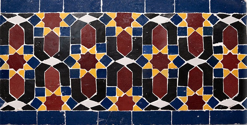 Zellige Waterline Border Tiles