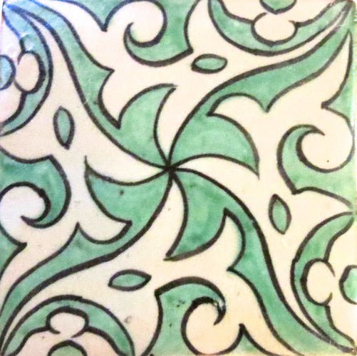 Spanish Tile 48 - Pool Waterline Tiles | Luxury Pool Tiles | Mediterranean Pool Tiles