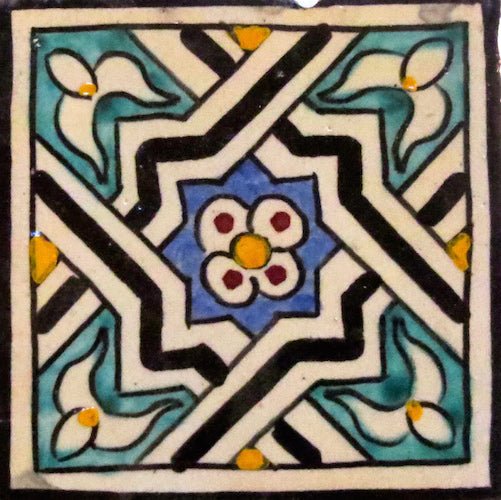 Spanish Tile 50 - Pool Waterline Tiles | Luxury Pool Tiles | Mediterranean Pool Tiles