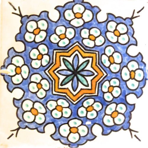 Spanish Tile 54 - Pool Waterline Tiles | Luxury Pool Tiles | Mediterranean Pool Tiles
