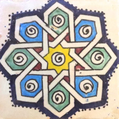 Spanish Tile 56 - Pool Waterline Tiles | Luxury Pool Tiles | Mediterranean Pool Tiles