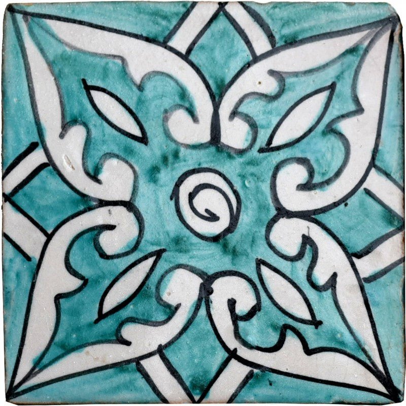 Spanish Tile 29 - Pool Waterline Tiles | Luxury Pool Tiles | Mediterranean Pool Tiles