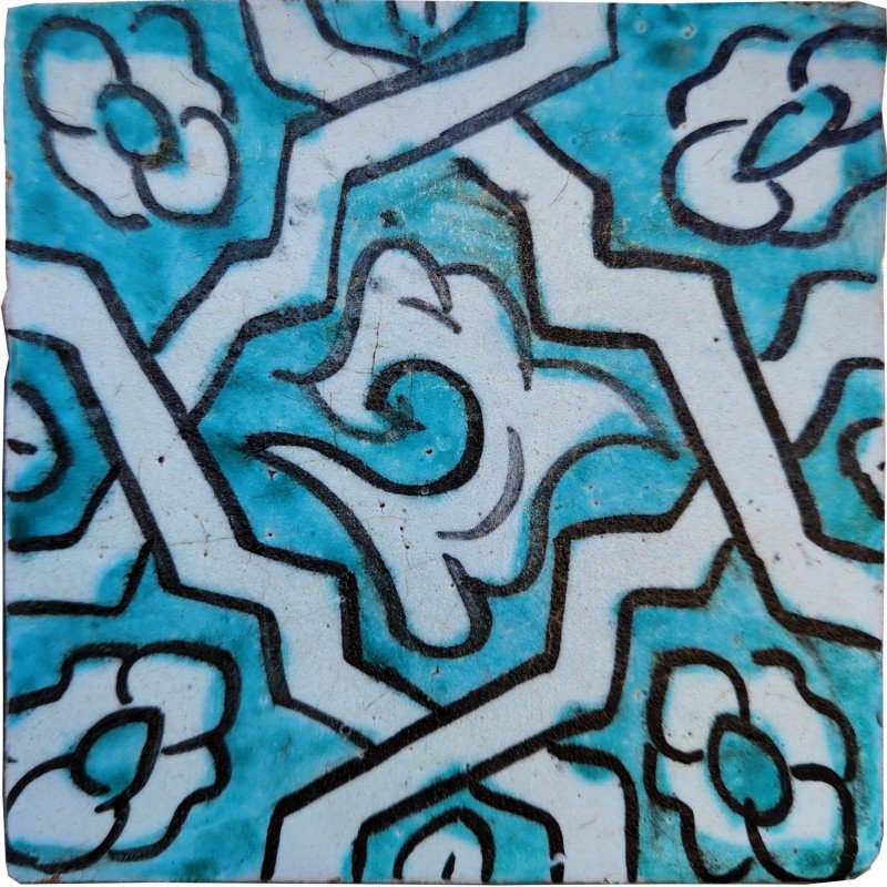 Spanish Tile 28 - Pool Waterline Tiles | Luxury Pool Tiles | Mediterranean Pool Tiles