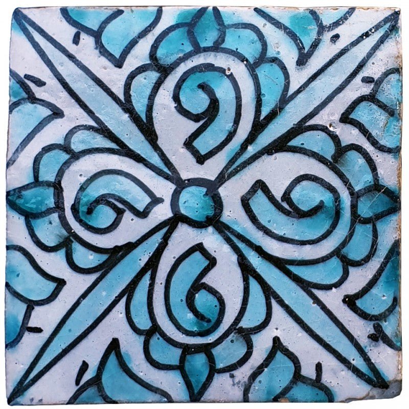 Spanish Tile 26 - Pool Waterline Tiles | Luxury Pool Tiles | Mediterranean Pool Tiles