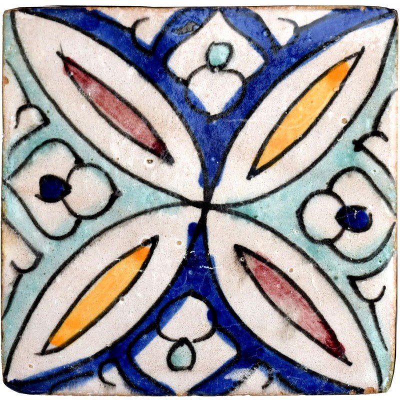 Spanish Tile 21 - Pool Waterline Tiles | Luxury Pool Tiles | Mediterranean Pool Tiles
