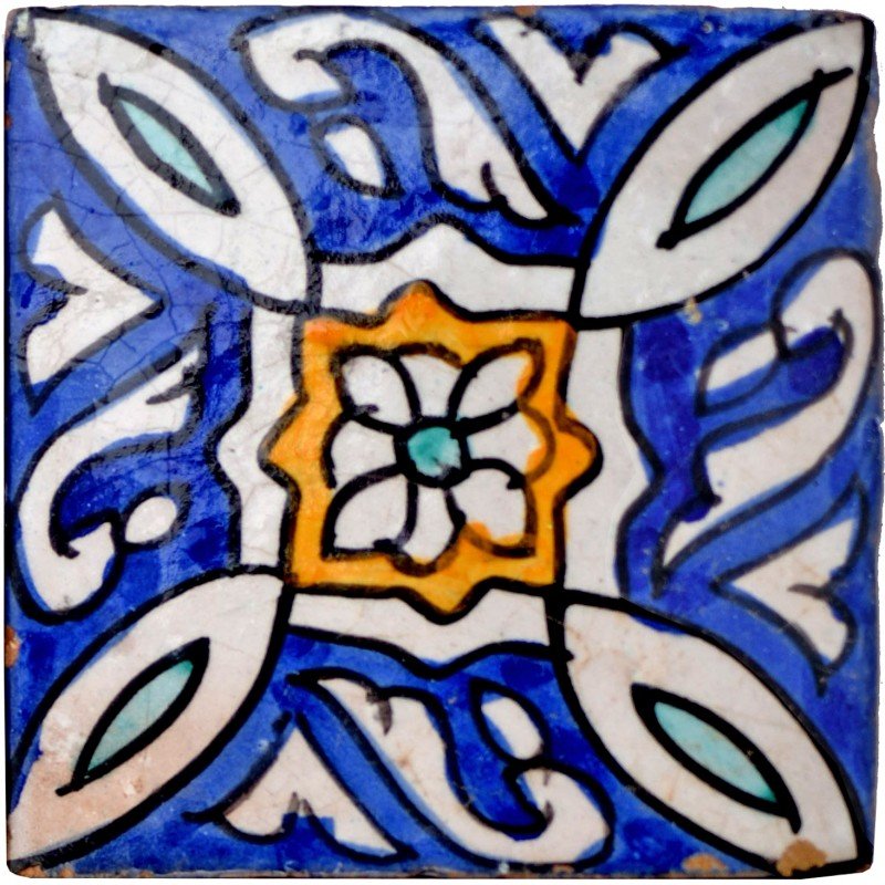 Spanish Tile 31 - Pool Waterline Tiles | Luxury Pool Tiles | Mediterranean Pool Tiles