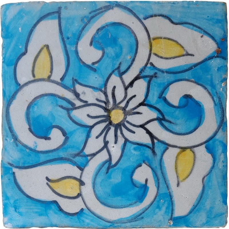 Spanish Tile 32 - Pool Waterline Tiles | Luxury Pool Tiles | Mediterranean Pool Tiles