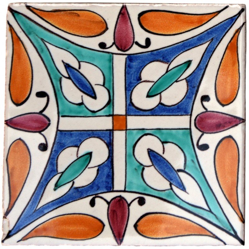 Spanish Tile 33 - Pool Waterline Tiles | Luxury Pool Tiles | Mediterranean Pool Tiles