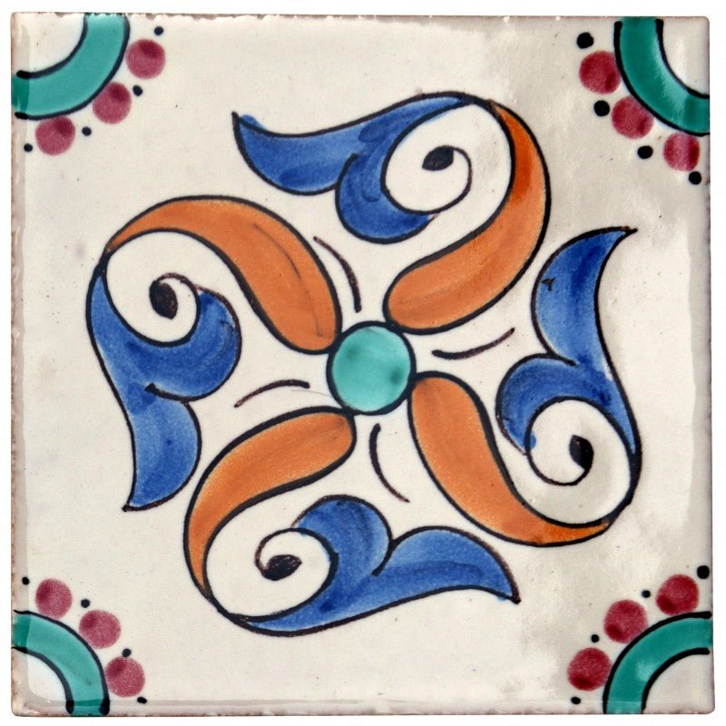 Spanish Tile 14 - Pool Waterline Tiles | Luxury Pool Tiles | Mediterranean Pool Tiles