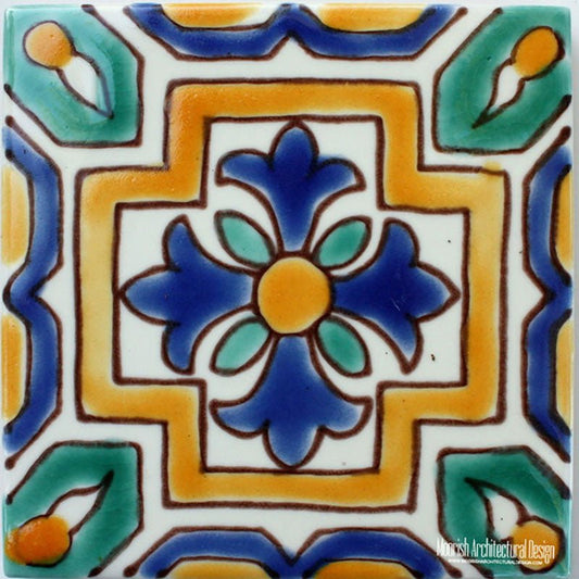 4" x 4" Alcazar Tile - Mediterranean Pool Tiles