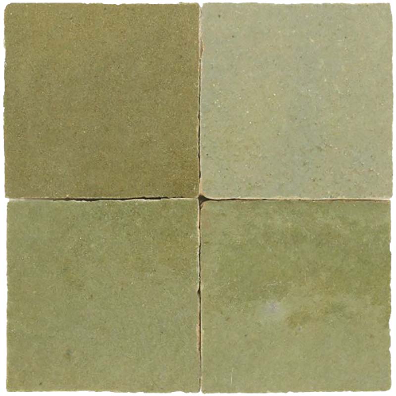 Sahara Green Tile - Mediterranean Pool Tiles